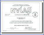 NVLAP Certificate
